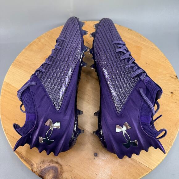 Under Armour Blur Smoke 2.0 MC Mens Size 12.5 Football‎ Cleats Purple NEW main image 7